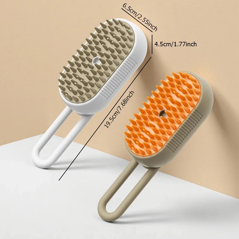 Steam Brush Cat Brush Cats Vaporizer Pet Hair Brush Remover Pets