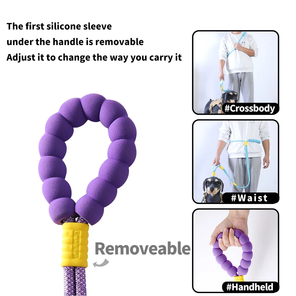 Reflective Hands-Free Running Dog Leash