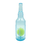 Dog Chew Toy Squeaky Silicone Beer Bottle with Tennis Ball