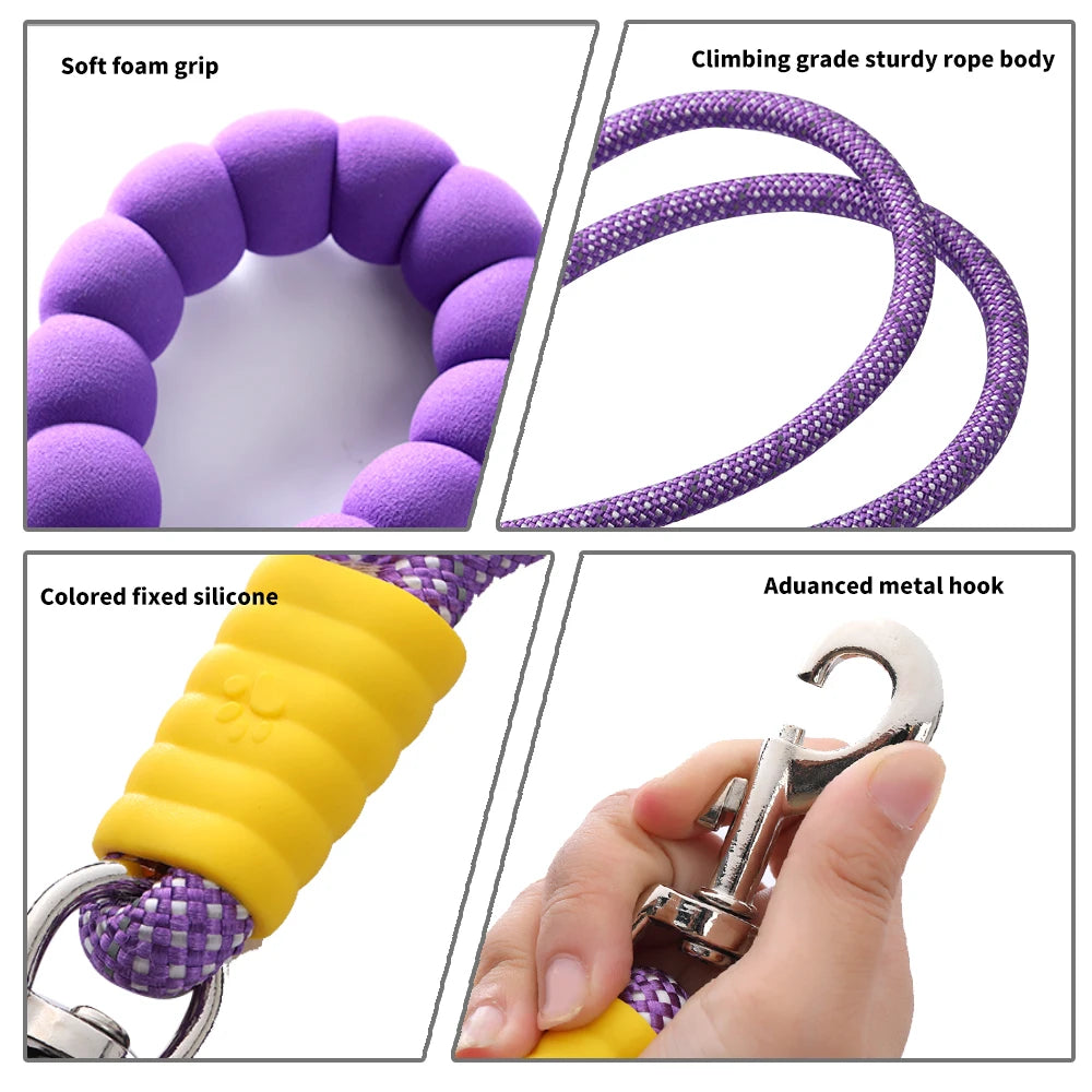 Reflective Hands-Free Running Dog Leash