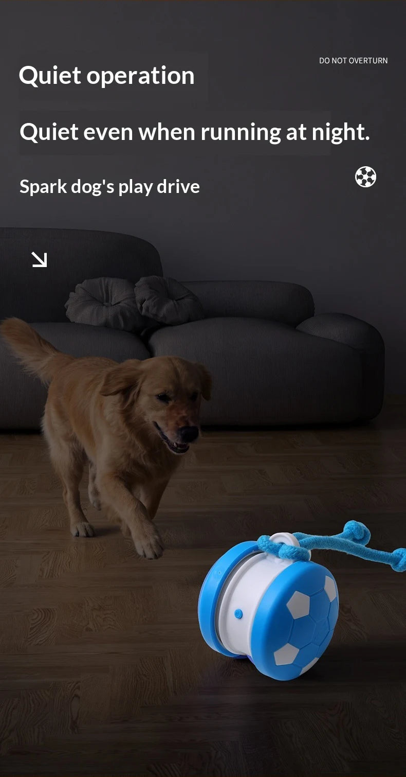 Smart Interactive Dogs Toy Balls Pets Dual-Wheel Spinning Electric