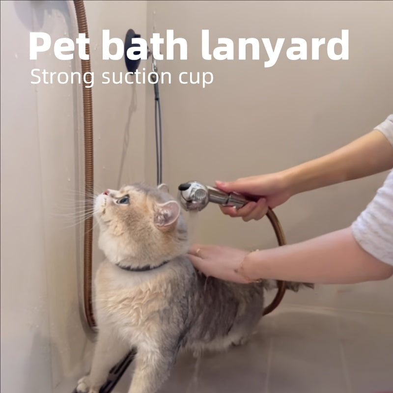 Pet Bath Fixator: For cat/dog bathing, trimming & grooming. Prevents pets from escaping. Essential pet supplies.